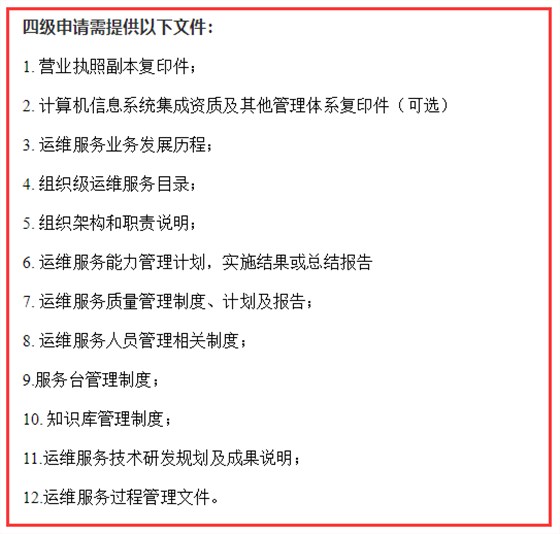 深圳企業(yè)做ITSS認(rèn)證需提供這12項(xiàng)資料，否則不予通過(guò)！