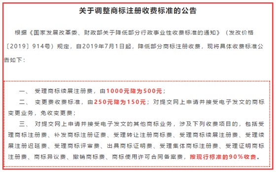 注冊商標(biāo)成本更低了，你知道嗎？
