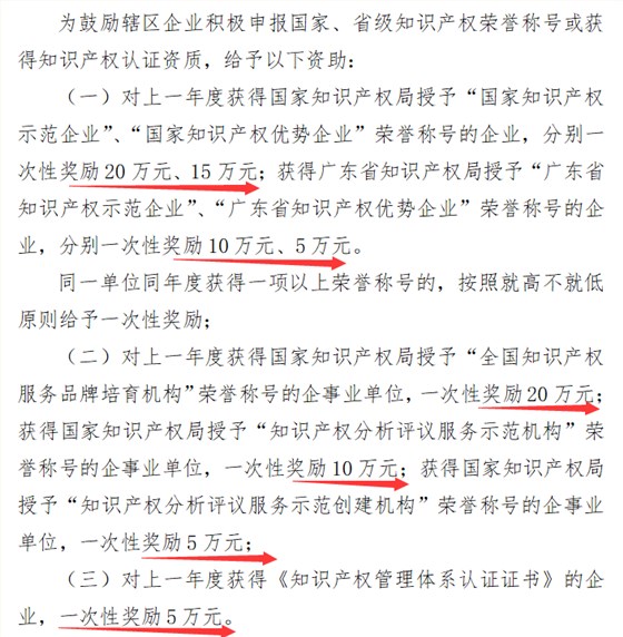 請南山企業(yè)在2020年到來之前把知識產(chǎn)權補貼領掉！卓航通知