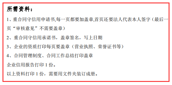 倒計(jì)時(shí)2天！守合同重信用申報(bào)這4個(gè)資料要這么做才行！