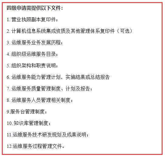 深圳企業(yè)做ITSS認(rèn)證需提供這12項(xiàng)資料，否則不予通過！
