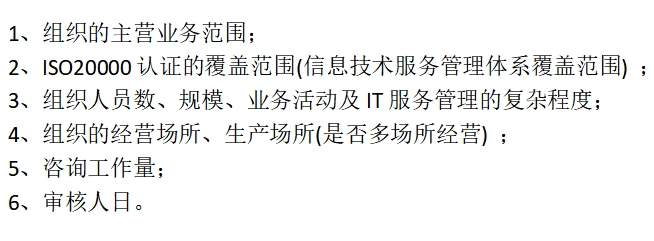 2022年做ISO20000認證，這些方面會涉及費用哦！